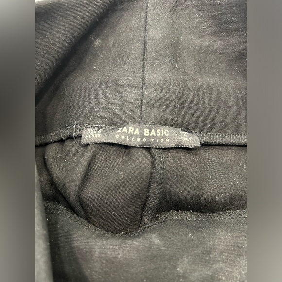 Zara Pull On Leggings, Black, Stretch, Side Panel, Women’s Size Small - Picture 5 of 10